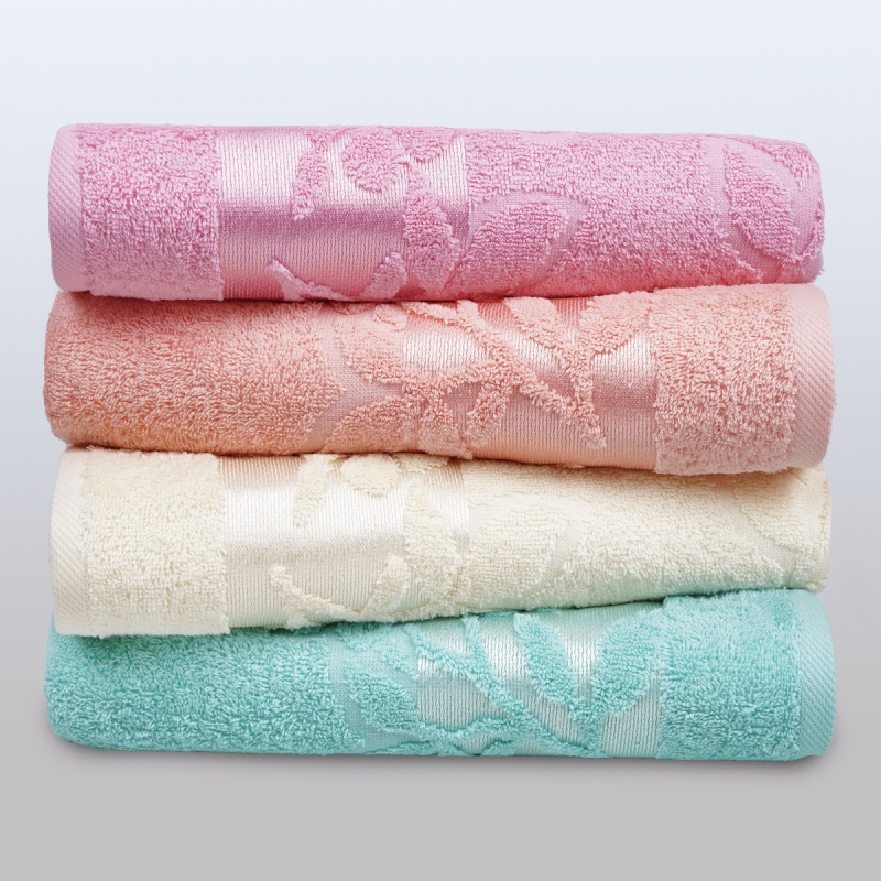 Полотенце махровое "Камелия" (Коралл)